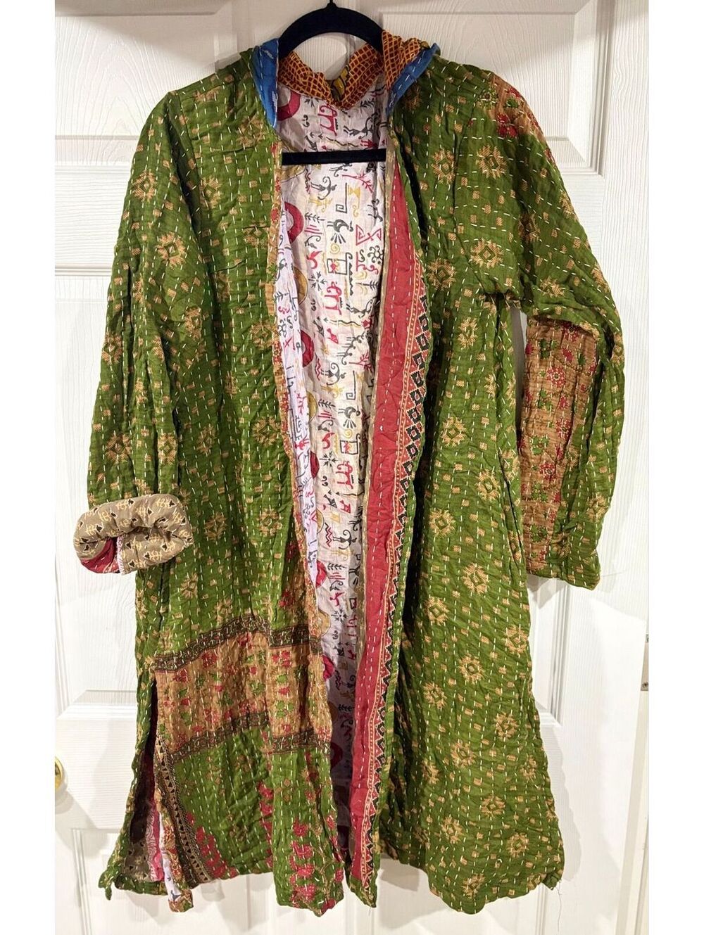 #163 NEW Kantha Kimono Jacket
